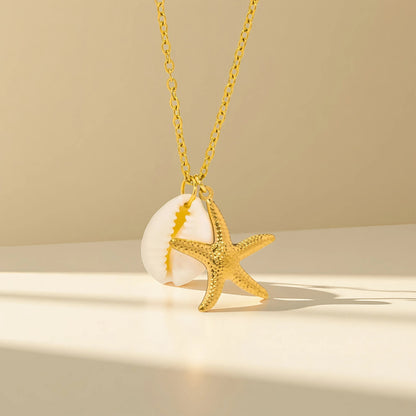 Collar estrella y caracola