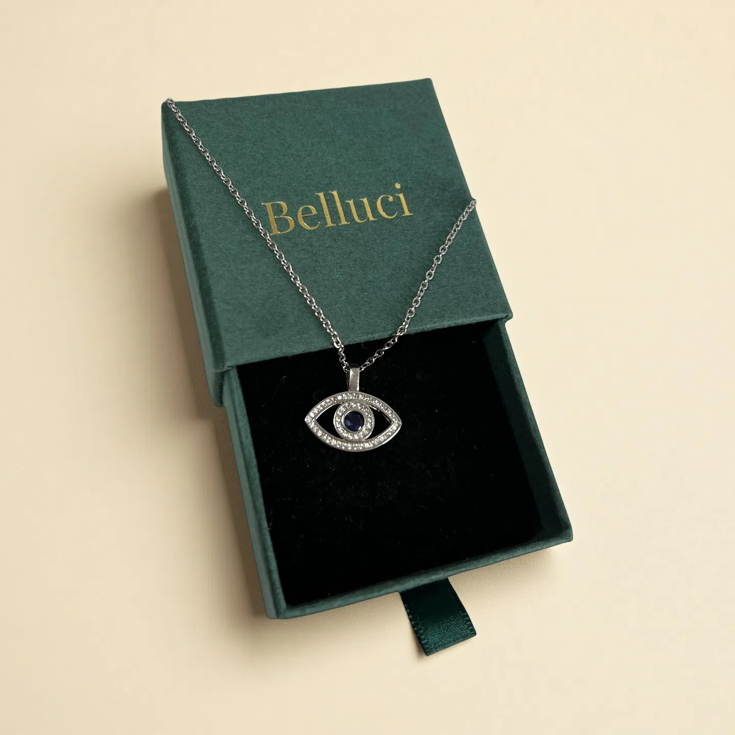 Collar Ojo de Luz con Circón Natural