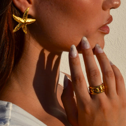 Pendientes estrella de mar