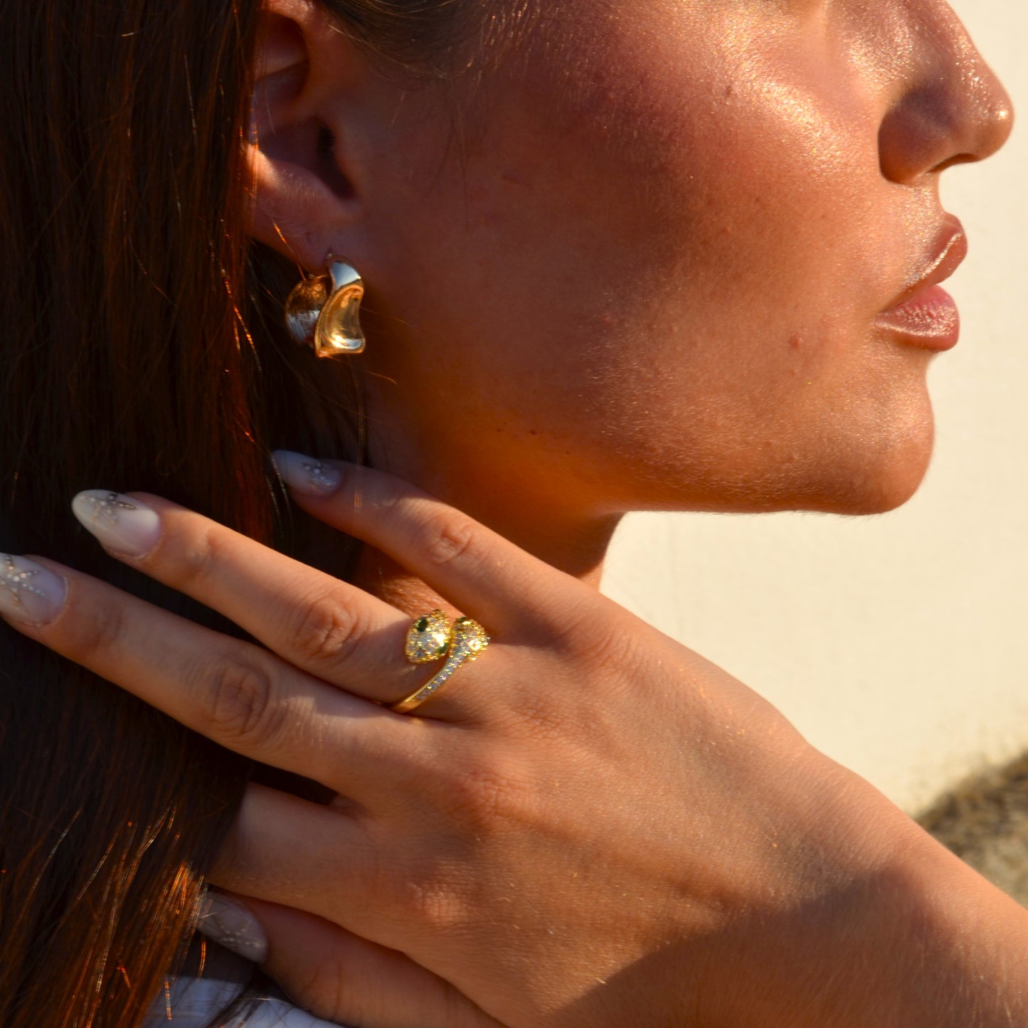 Pendientes Brisa Dorada