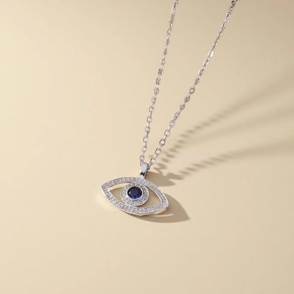 Collar Ojo de Luz con Circón Natural