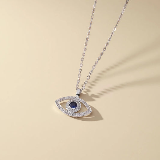 Collar Ojo de Luz con Circón Natural