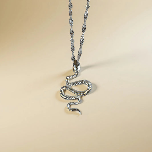 Collar serpiente plataeado